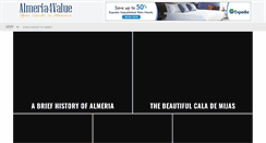 Desktop Screenshot of almeria4value.com